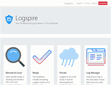 Tablet Screenshot of logspire.com